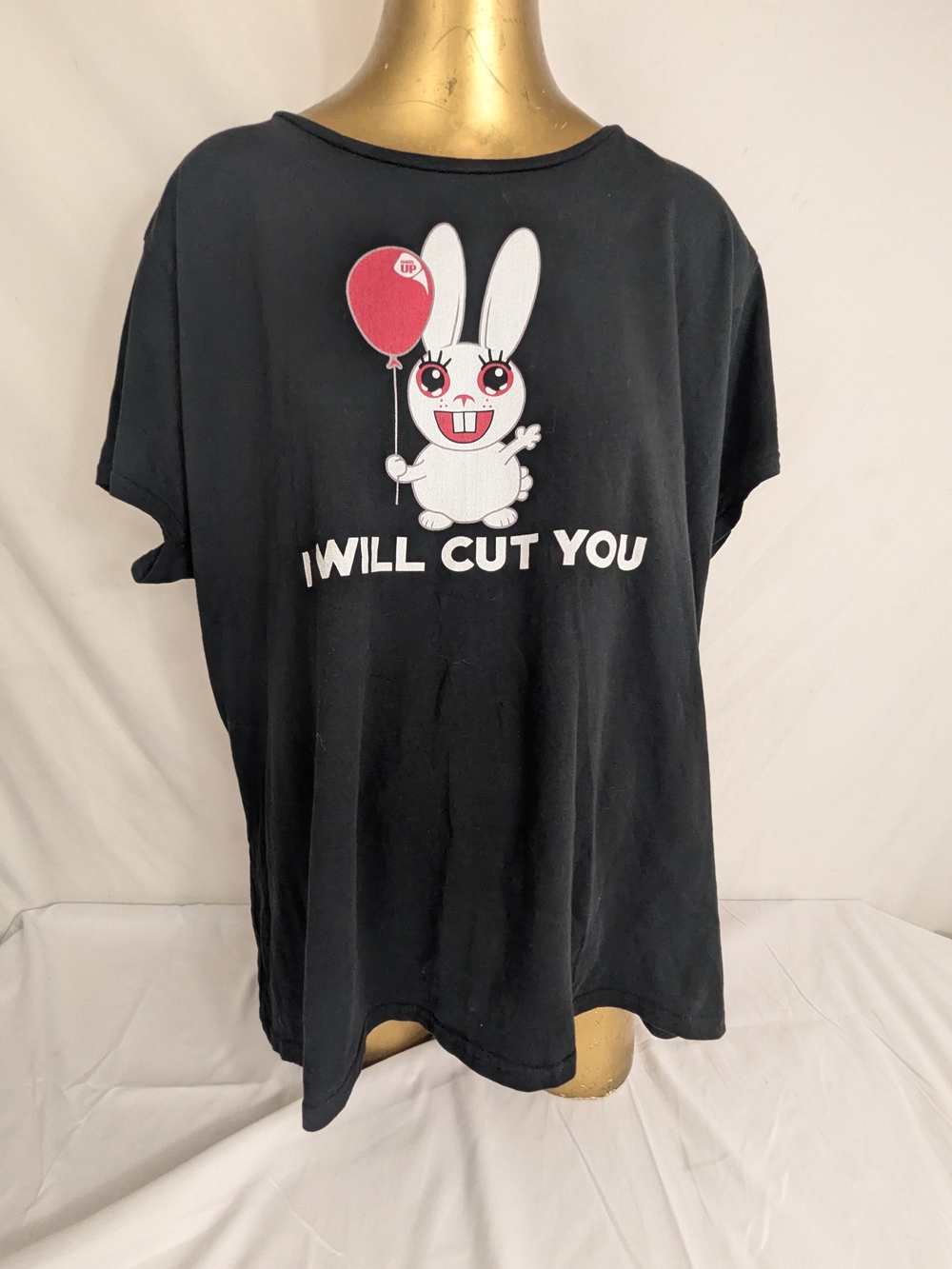 I Will Cut You Ranger Up Grey Tee Size XXL
